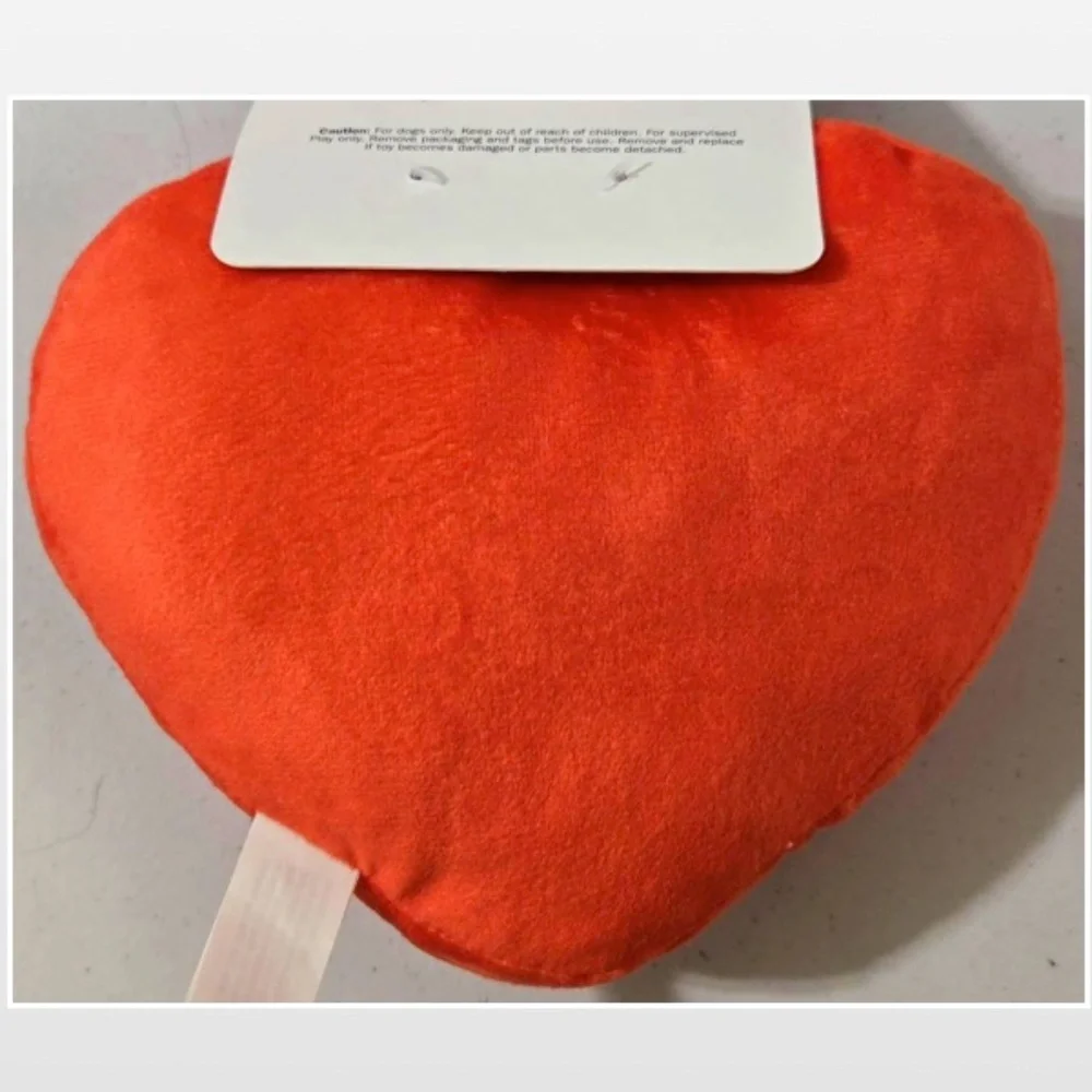New Dog Toy Plush OS Heart Rainbow Pride Love Is Love Animal Pet NWT